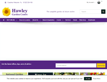 Tablet Screenshot of hawleygardencentre.co.uk